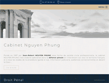 Tablet Screenshot of nguyenphung-avocats.com